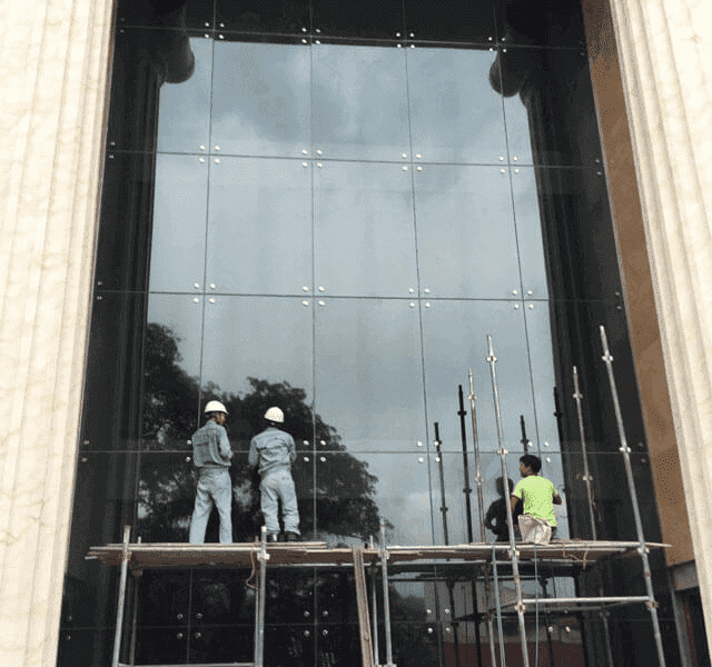 Aluminium glass curtain wall