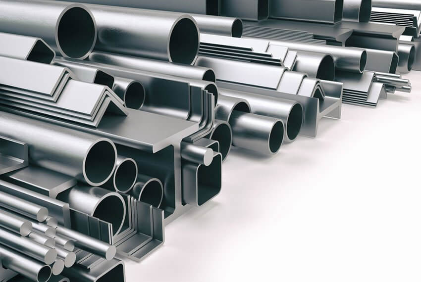 Shaped aluminium