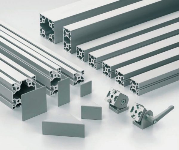 Shaped aluminium
