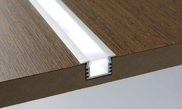 Shaped aluminium