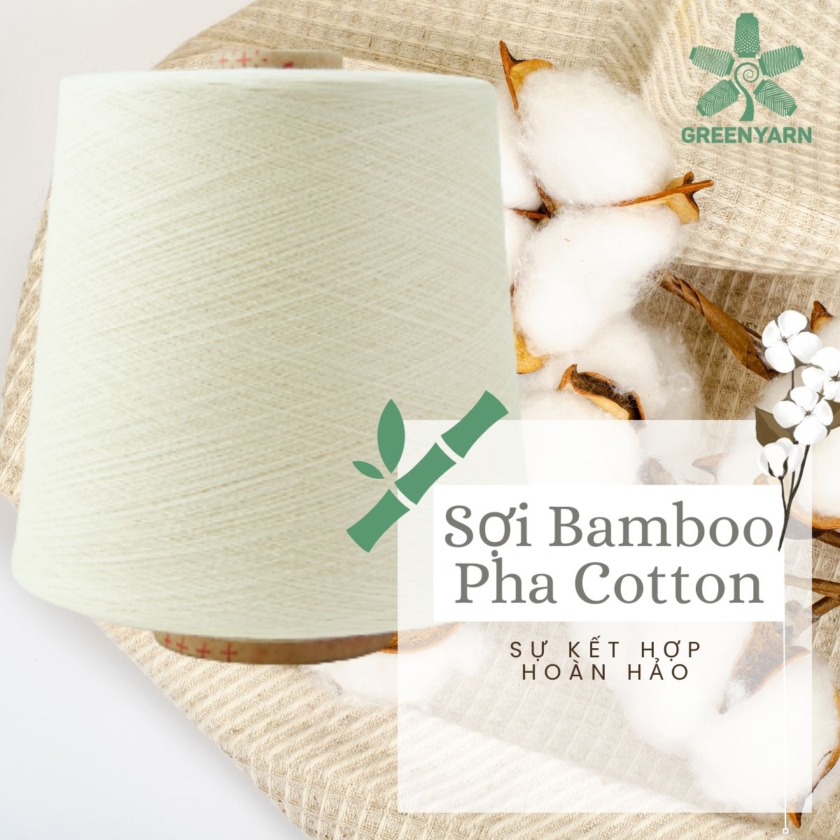 Bamboo Cotton Blended Yarn