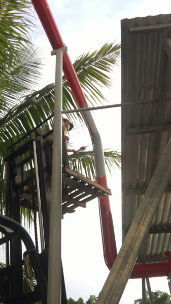 Fire protection system installation and construction