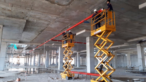 Fire protection system installation and construction