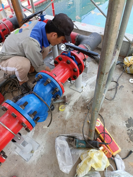 Fire protection system installation and construction