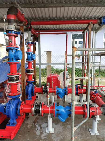 Fire protection system installation and construction