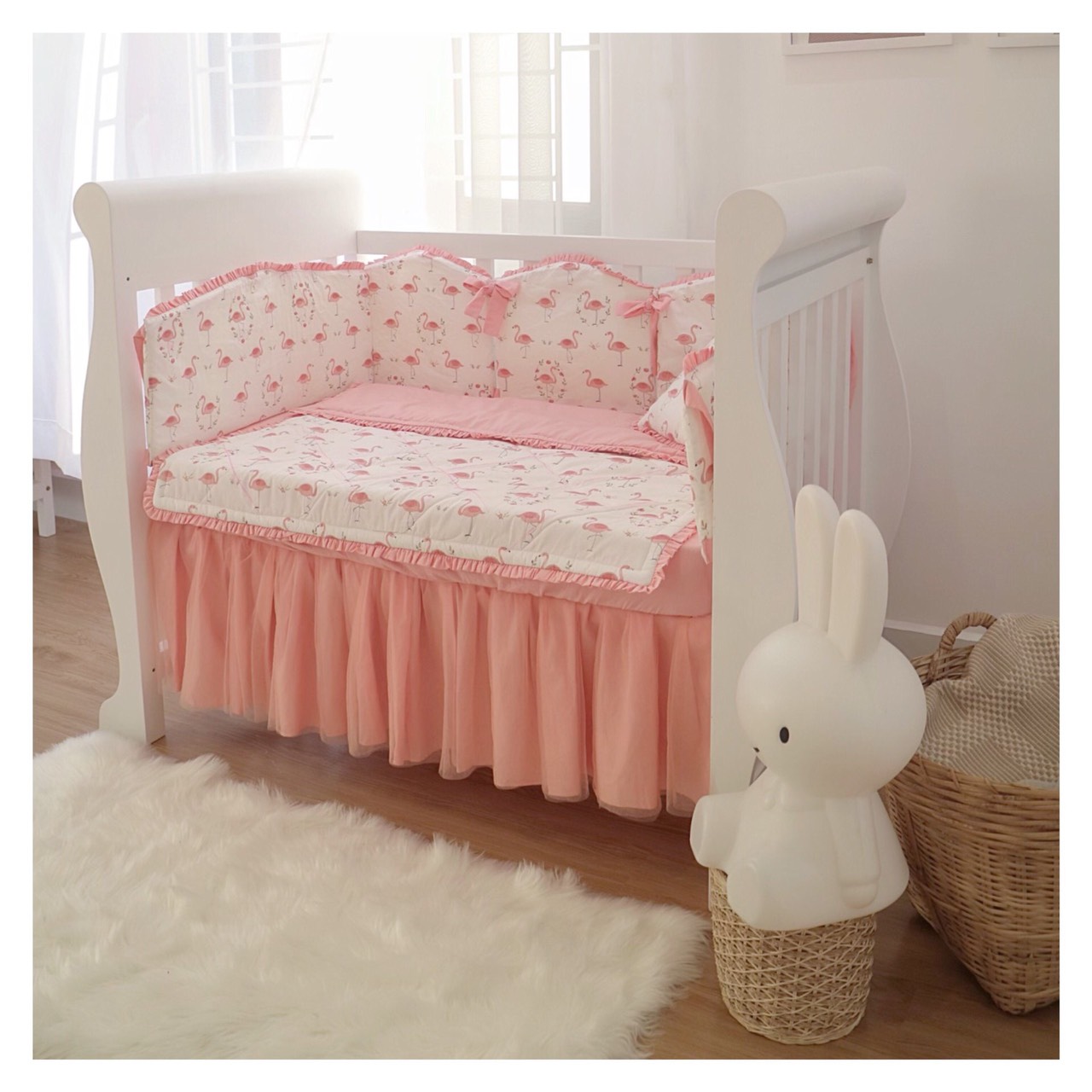 Covering pads for baby crib