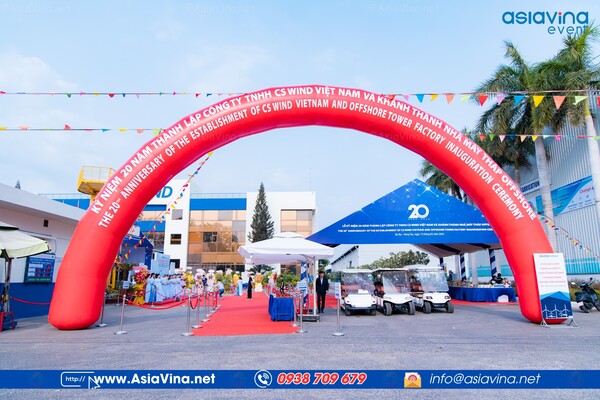 Corporate anniversary ceremony organization