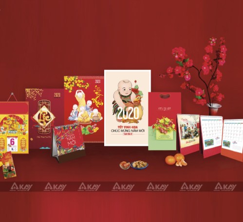 Tet calendar printing