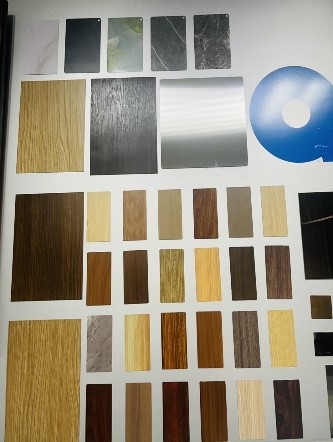 Wood-grain stainless steel sheets