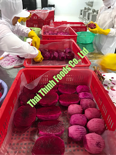 Frozen dragon fruit