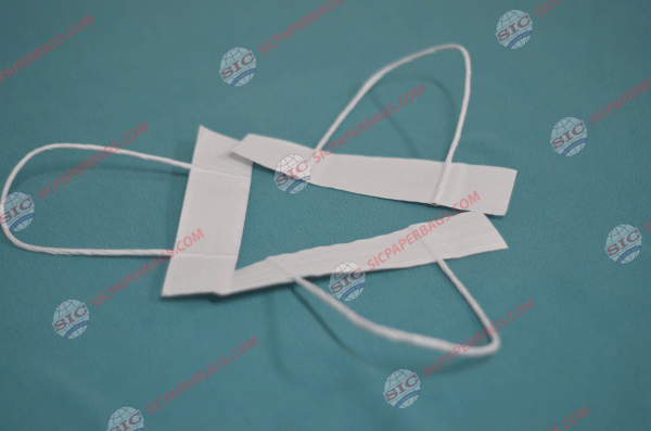 White Kraft Bag Handle
