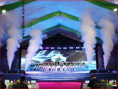 Wind power plant inauguration ceremony