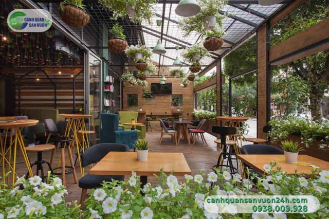 Designing service for garden coffee shop