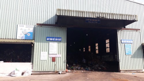 Waste treatment factory