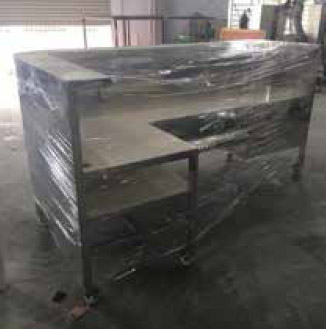 L-shaped table