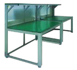 Work table with light