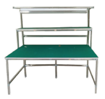Work table with light