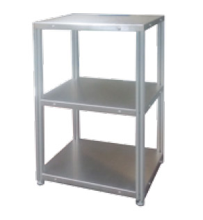 Aluminum frame work table