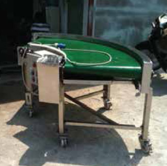Curved conveyor
