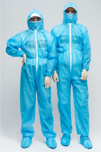 Antimicrobial, antiepidemic protective suit