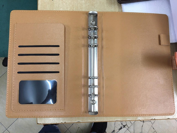 Leather cover notebook