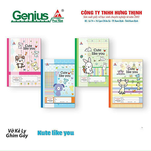 Squared paper notebook