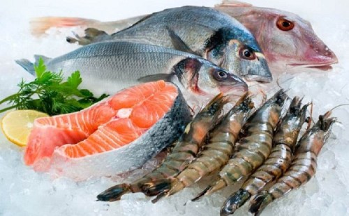 Frozen seafood