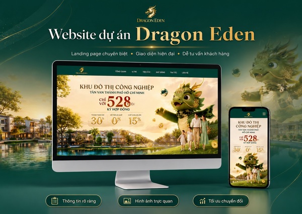 Dragon Eden project website design