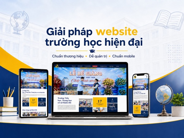 Kinh Do School website design