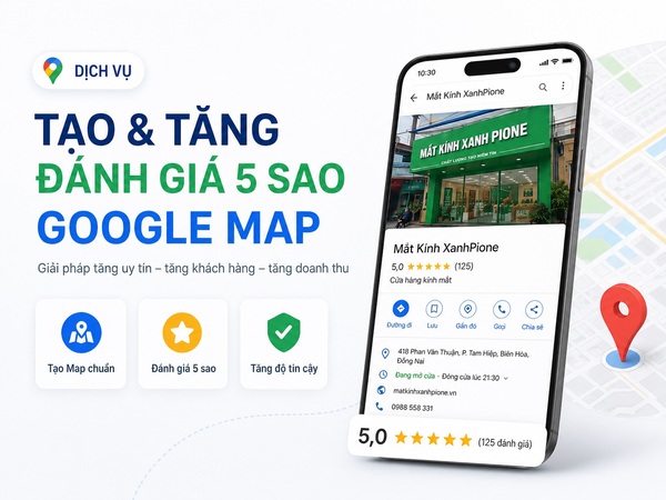 Pione Xanh Eyewear Google Maps optimization