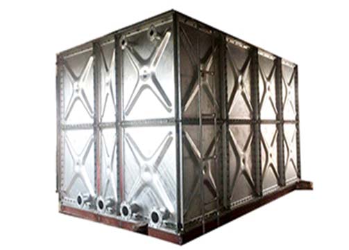 Galvanized steel water tank