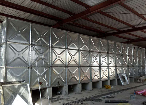HDG steel water tank