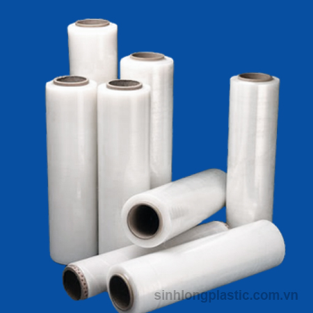 Màng PE D50 cuộn lớn quấn máy