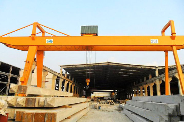Double girder gantry crane