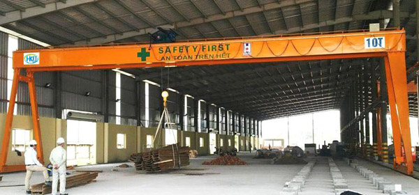 Double girder gantry crane
