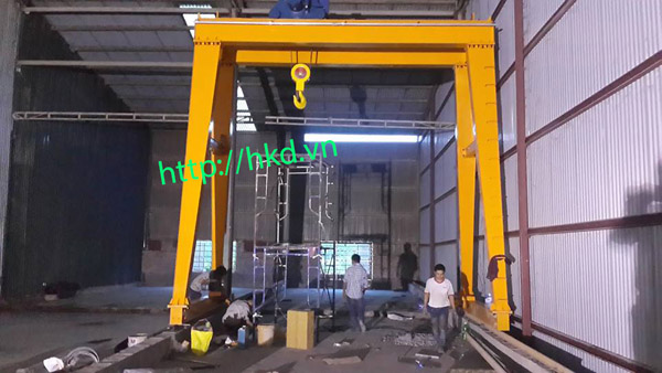 Double girder gantry crane