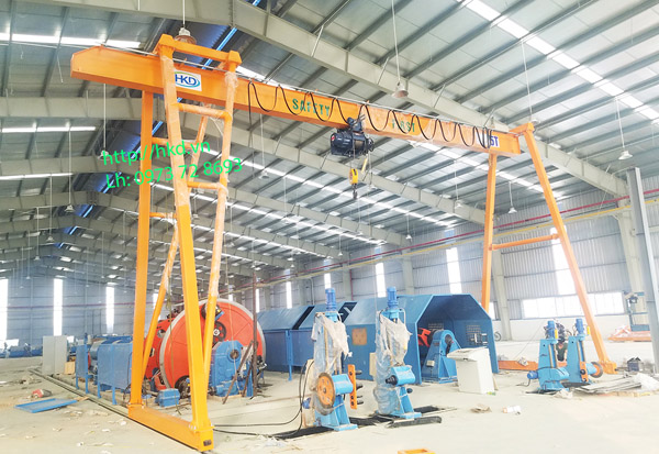 Single girder gantry crane