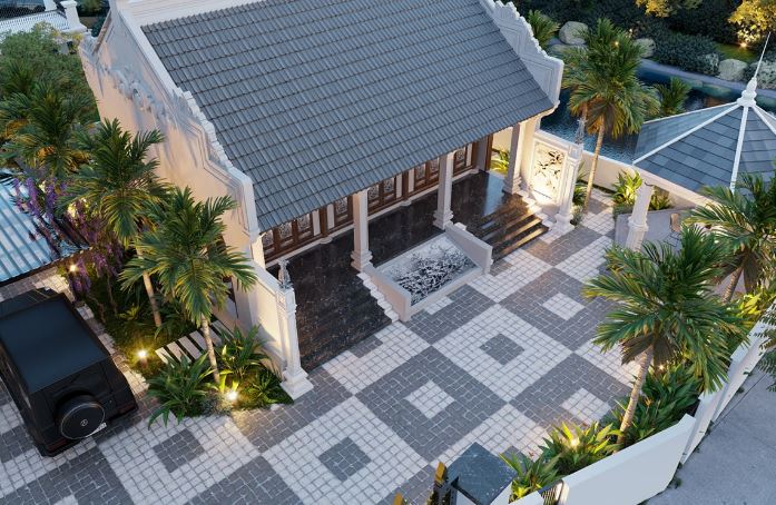 Villa garden