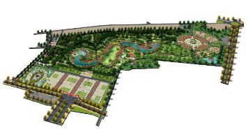 Park in Ba Ria city