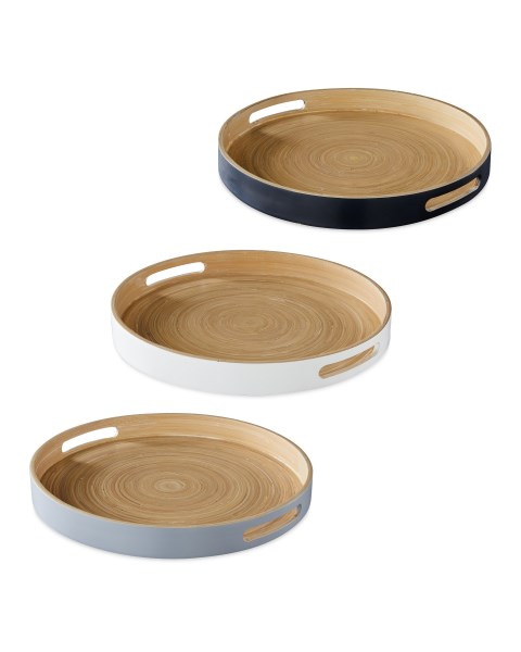 Bamboo serving tray