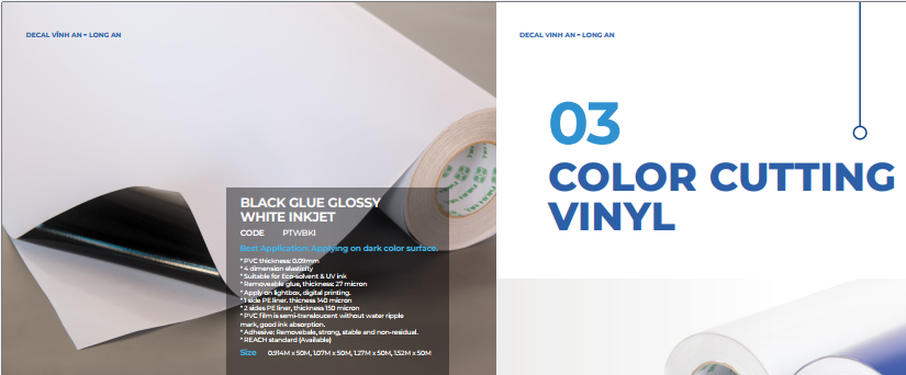 Black Glue Gloss White Inkjet (PTWBKI)