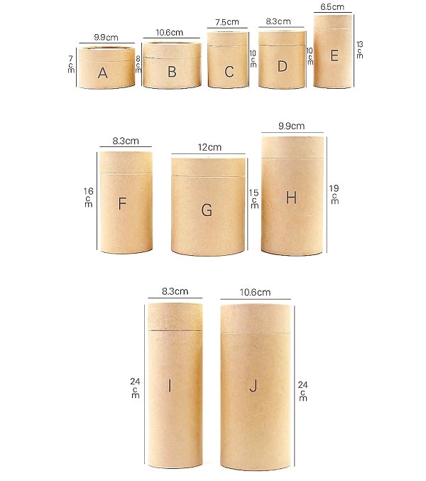 Multi size paper can