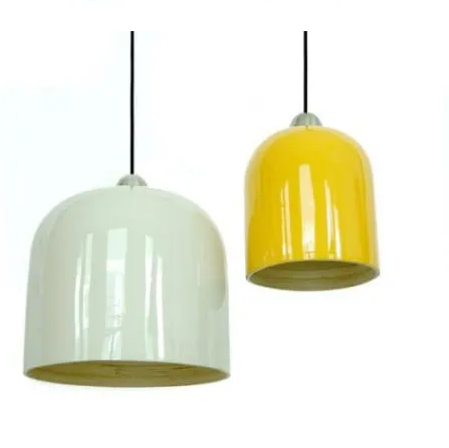 Lacquered bamboo lampshade