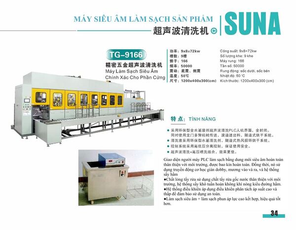Ultrasonic cleaning machine
