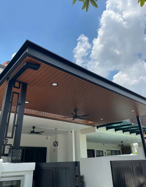 Modern concealed roof gutter