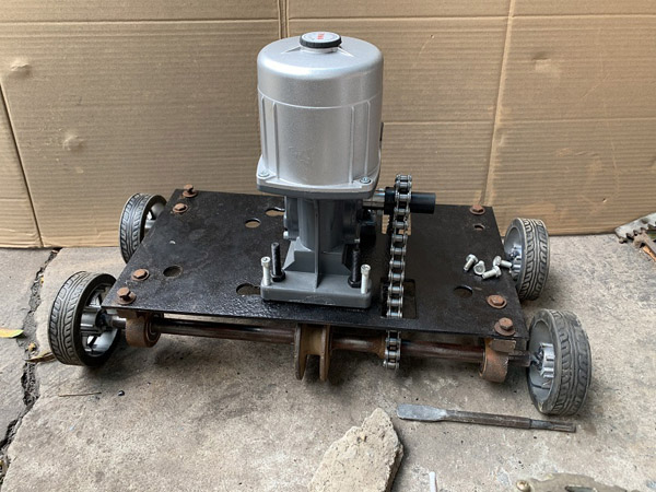 Folding gate motor replacement and repair