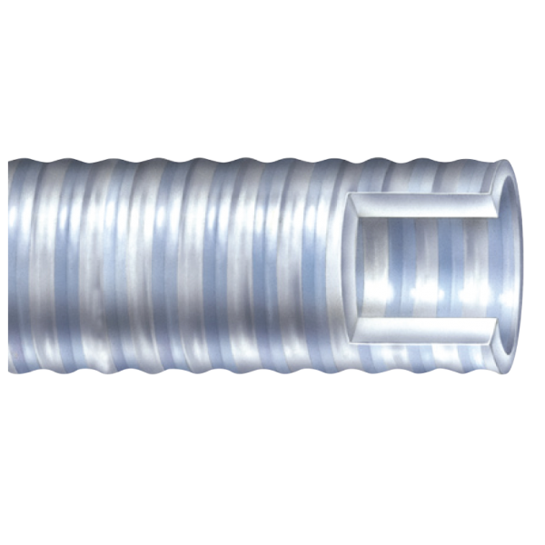 Spiral wire reinforced hose