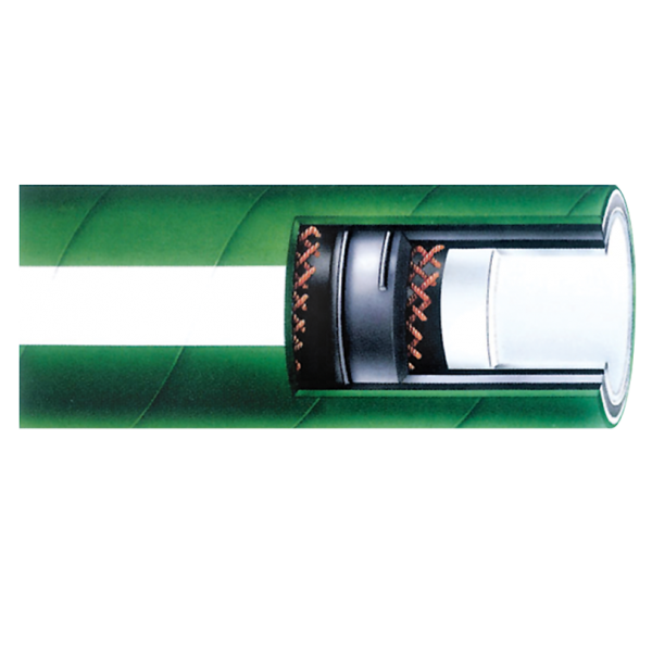 Smooth bore FEB lined EPDM hose