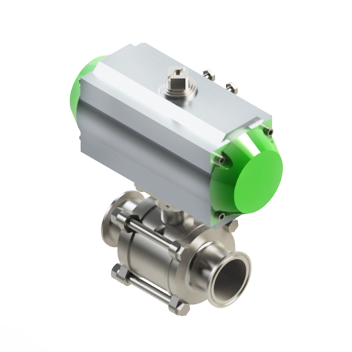3-piece santinary ball valve