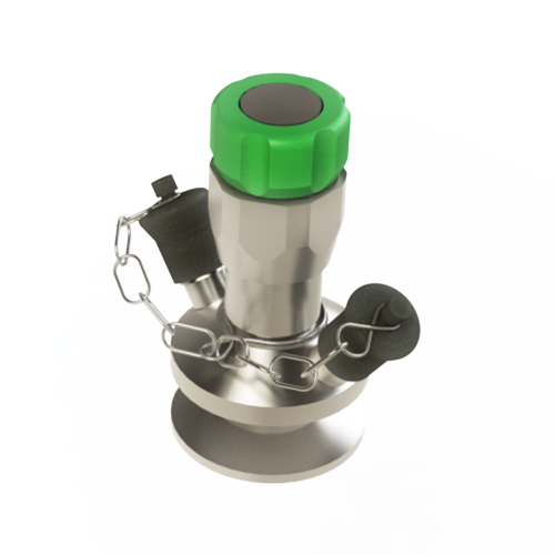 Aseptic sampling valve
